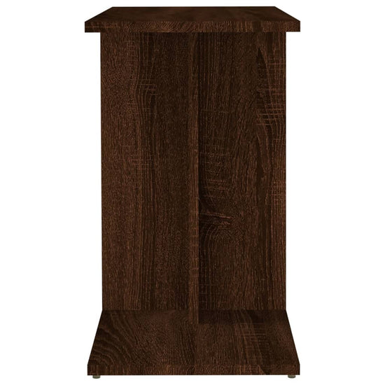 Bijzettafel 50x30x50 cm bewerkt hout bruin eikenkleur MeubelReus