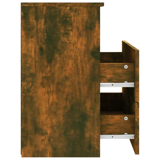 Nachtkastjes 2 st 50x32x60 cm gerookt eikenkleurig MeubelReus