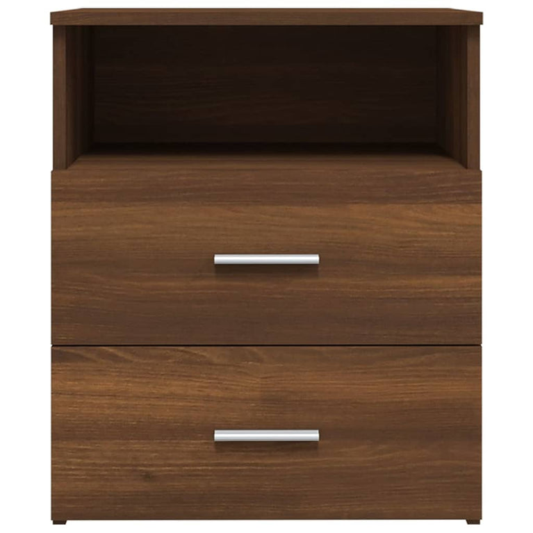 Nachtkastjes 2 st 50x32x60 cm bruineikenkleurig