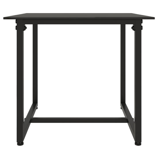 3-delige Loungeset met kussens poly rattan zwart MeubelReus