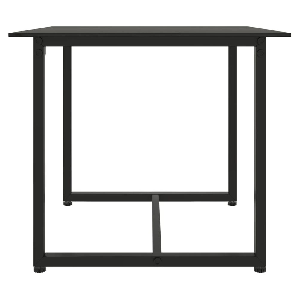 3-delige Loungeset met kussens poly rattan zwart MeubelReus