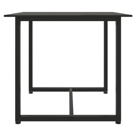 3-delige Loungeset met kussens poly rattan zwart MeubelReus