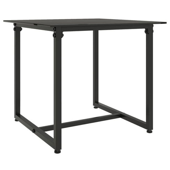 3-delige Loungeset met kussens poly rattan zwart MeubelReus