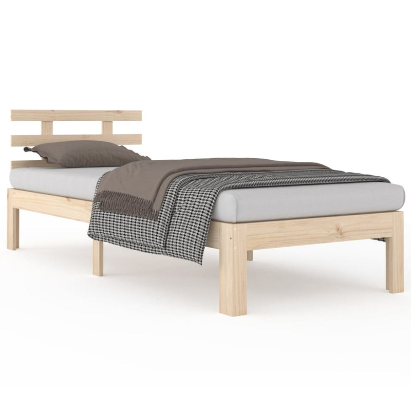 Bedframe massief hout 75x190 cm Small Single