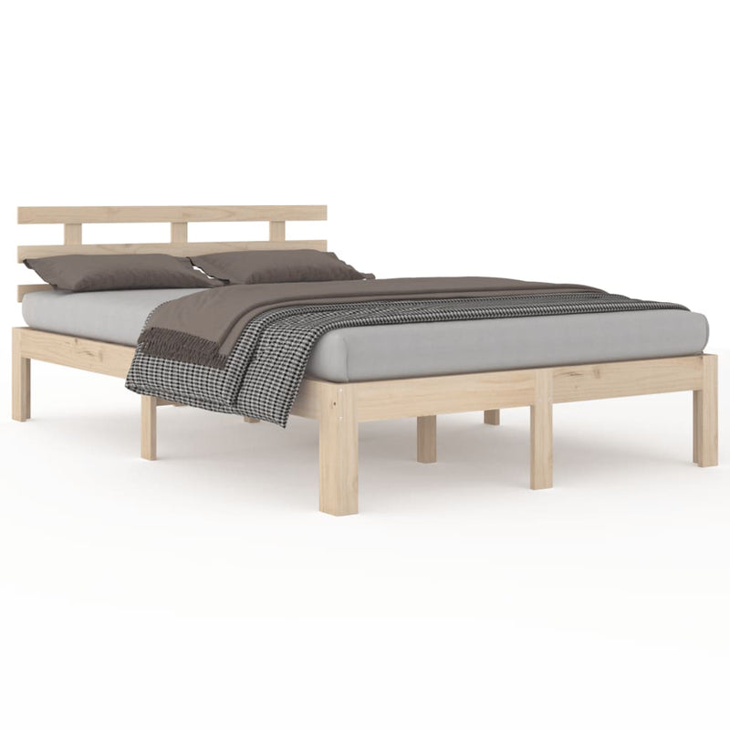Bedframe massief hout 150x200 cm King Size