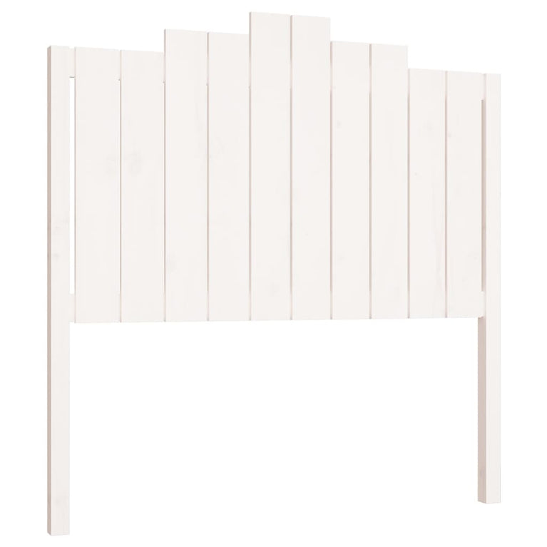 Hoofdbord 106x4x110 cm massief grenenhout wit
