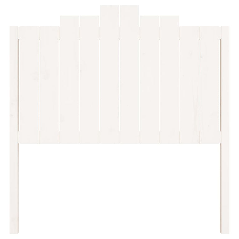 Hoofdbord 106x4x110 cm massief grenenhout wit