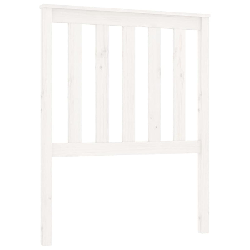 Hoofdbord 81x6x101 cm massief grenenhout wit