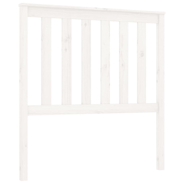 Hoofdbord 96x6x101 cm massief grenenhout wit