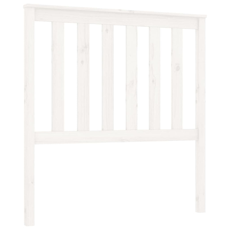 Hoofdbord 96x6x101 cm massief grenenhout wit