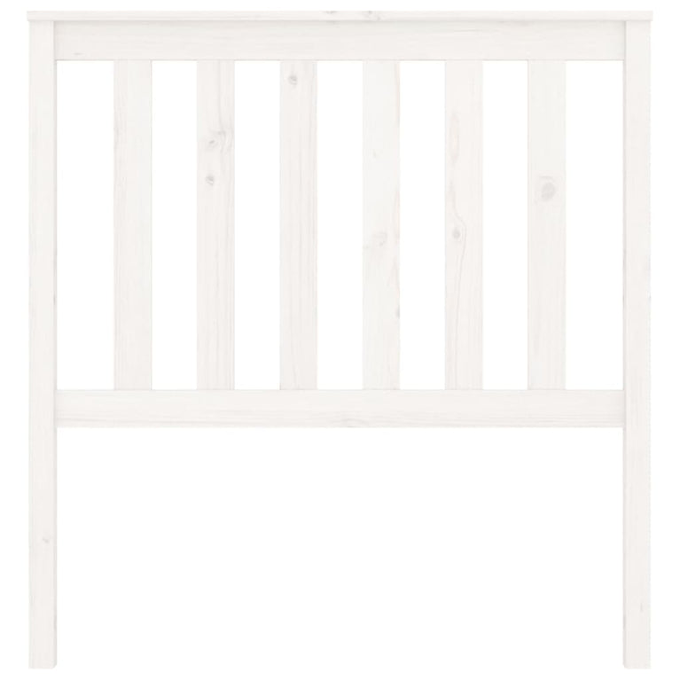 Hoofdbord 96x6x101 cm massief grenenhout wit
