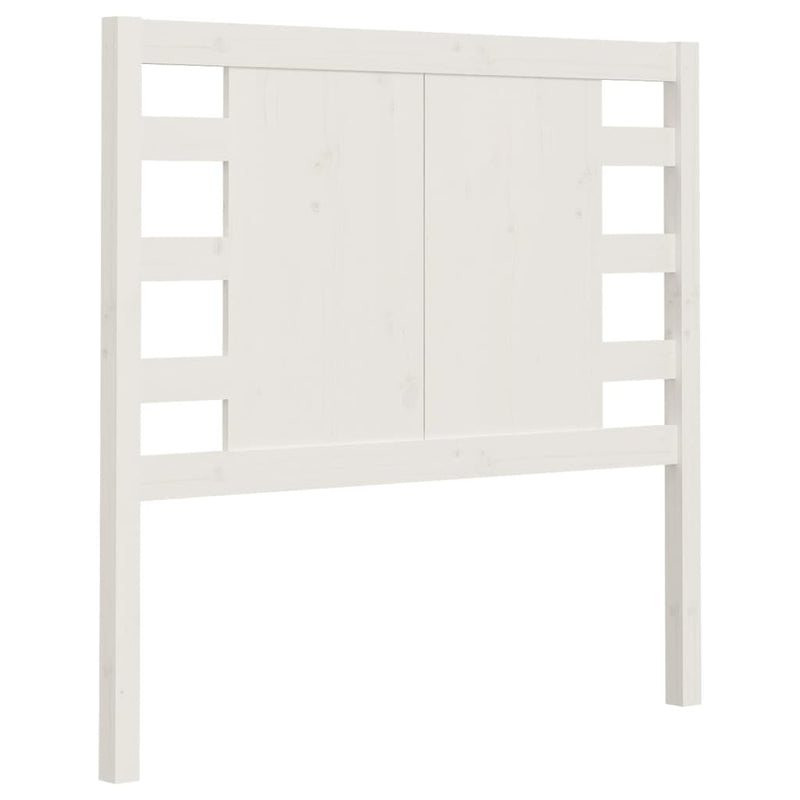 Hoofdbord 81x4x100 cm massief grenenhout wit