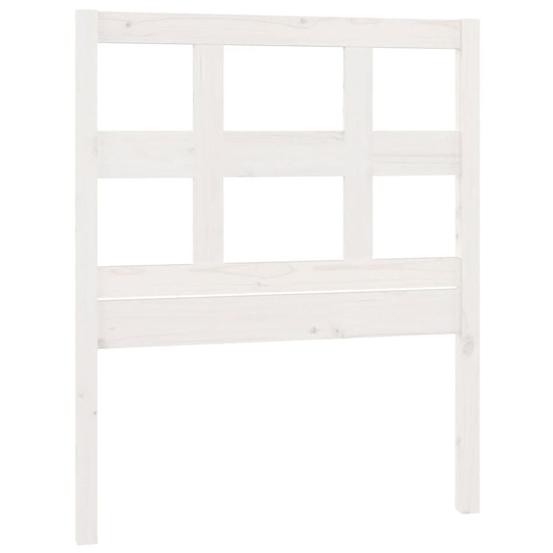 Hoofdbord 80,5x4x100 cm massief grenenhout wit