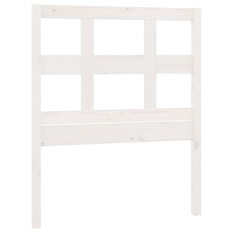 Hoofdbord 105,5x4x100 cm massief grenenhout wit