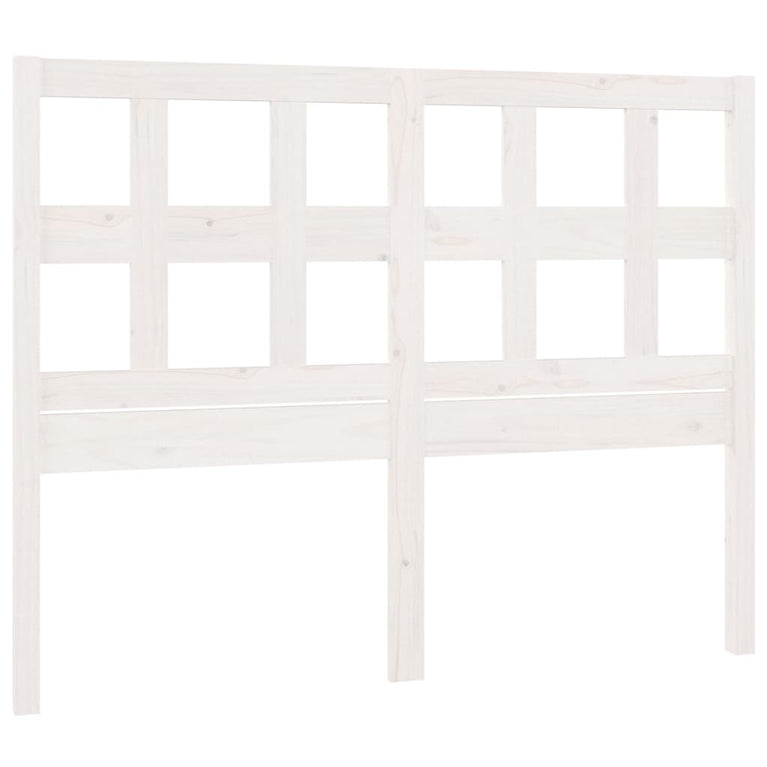Hoofdbord 155,5x4x100 cm massief grenenhout wit