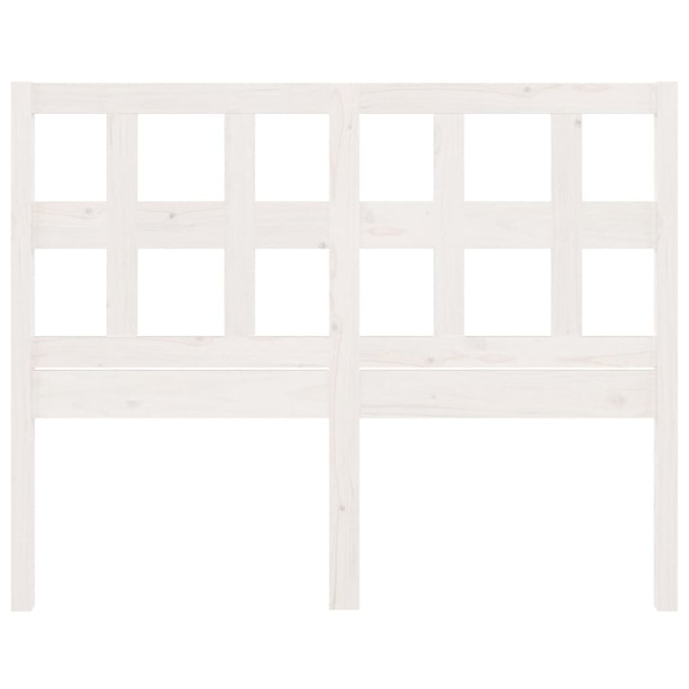 Hoofdbord 155,5x4x100 cm massief grenenhout wit