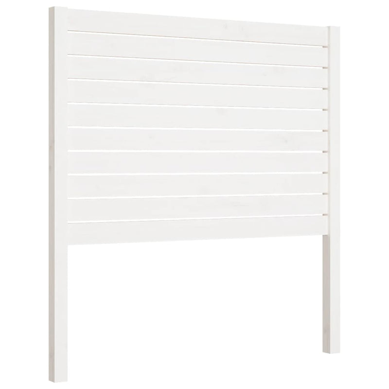 Hoofdbord 81x4x100 cm massief grenenhout wit