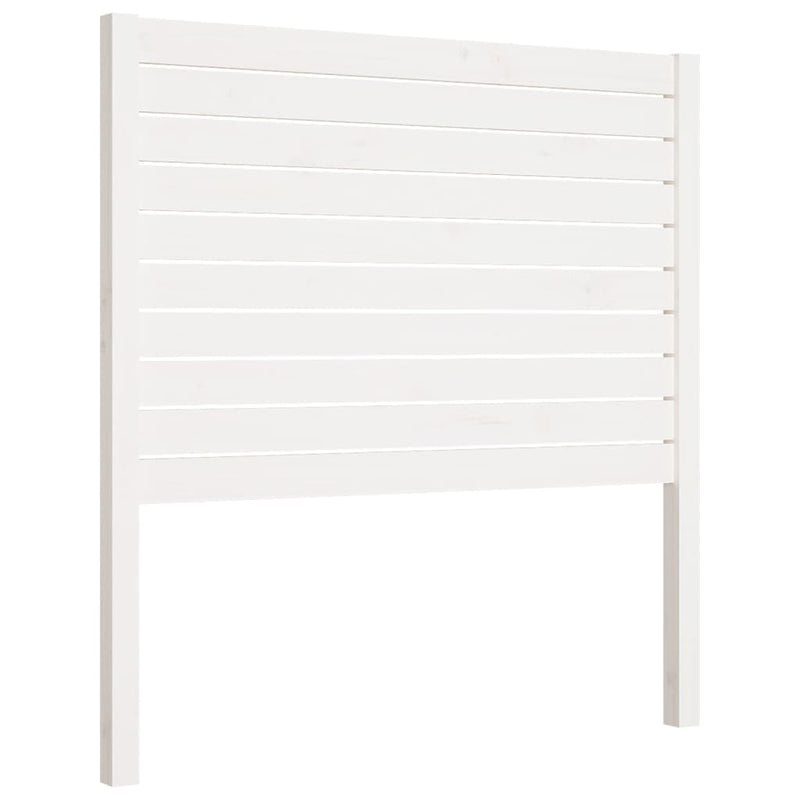 Hoofdbord 106x4x100 cm massief grenenhout wit