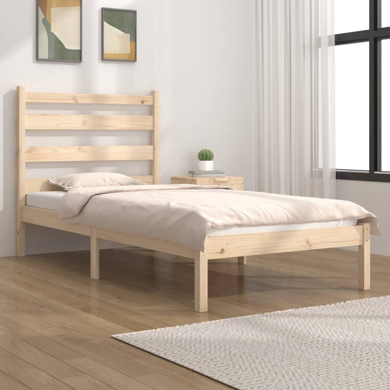 Bedframe massief grenenhout 90x200 cm