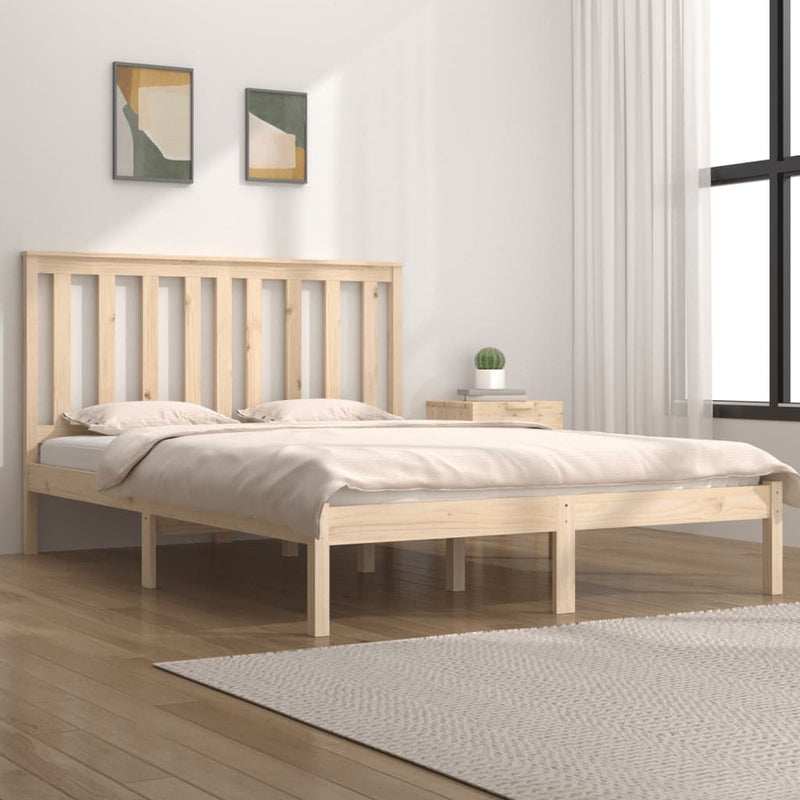 Bedframe massief grenenhout 140x190 cm