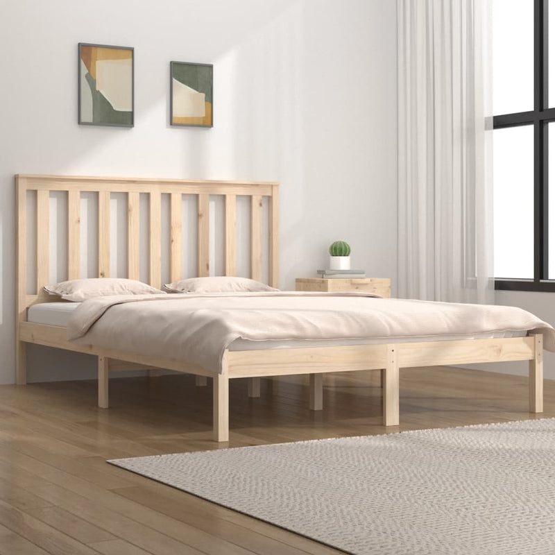 Bedframe massief grenenhout 150x200 cm King Size