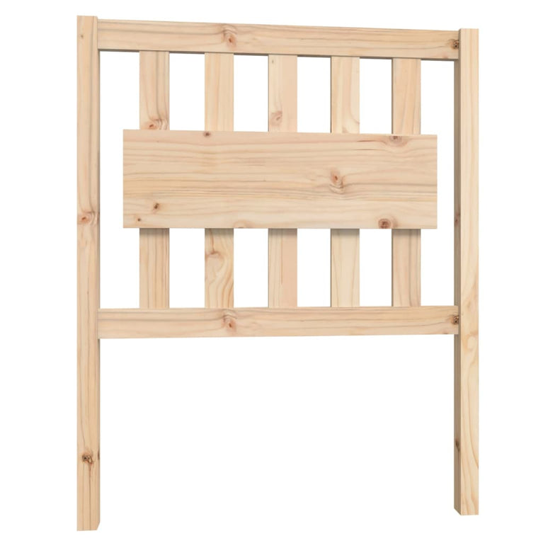Bedframe massief grenenhout zwart 75x190 cm Small Single