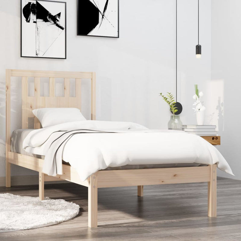 Bedframe massief hout 75x190 cm Small Single