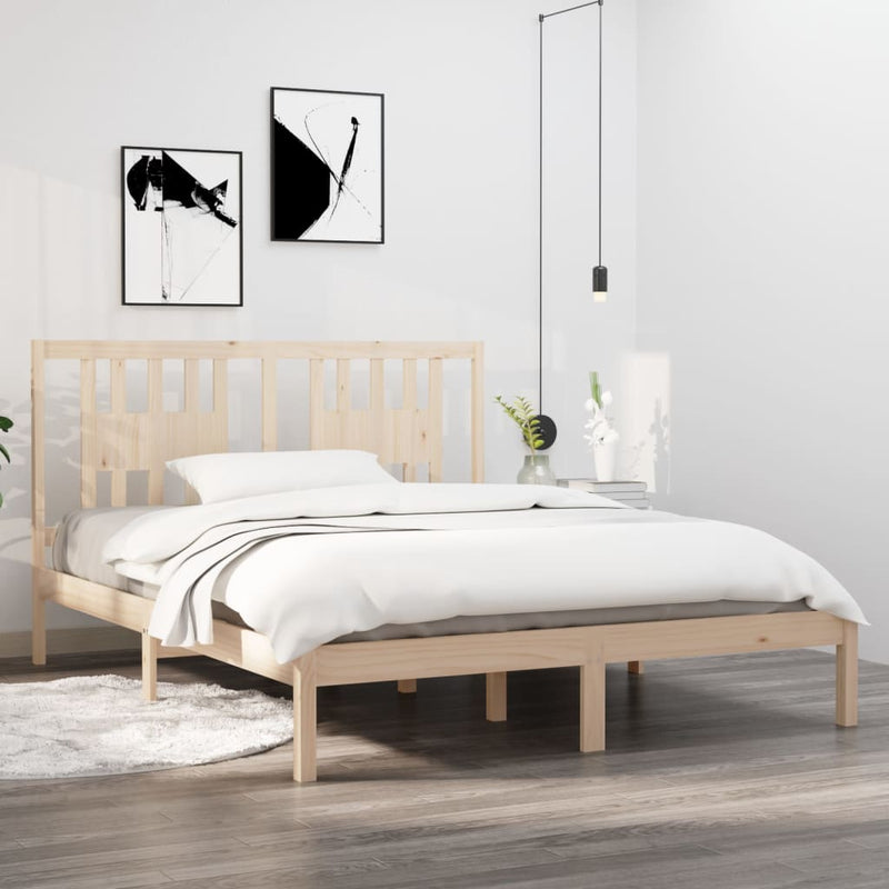 Bedframe massief grenenhout 140x200 cm