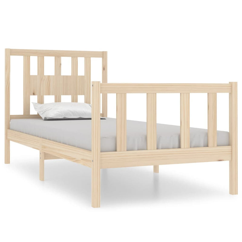 Bedframe massief hout 75x190 cm Small Single