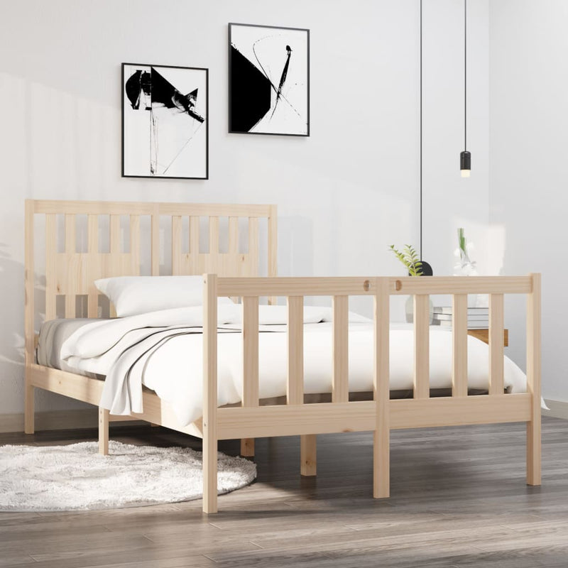 Bedframe massief hout 120x190 cm Small Double