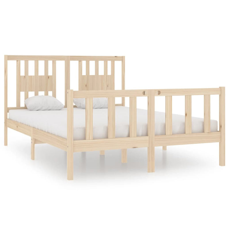 Bedframe massief hout 140x190 cm