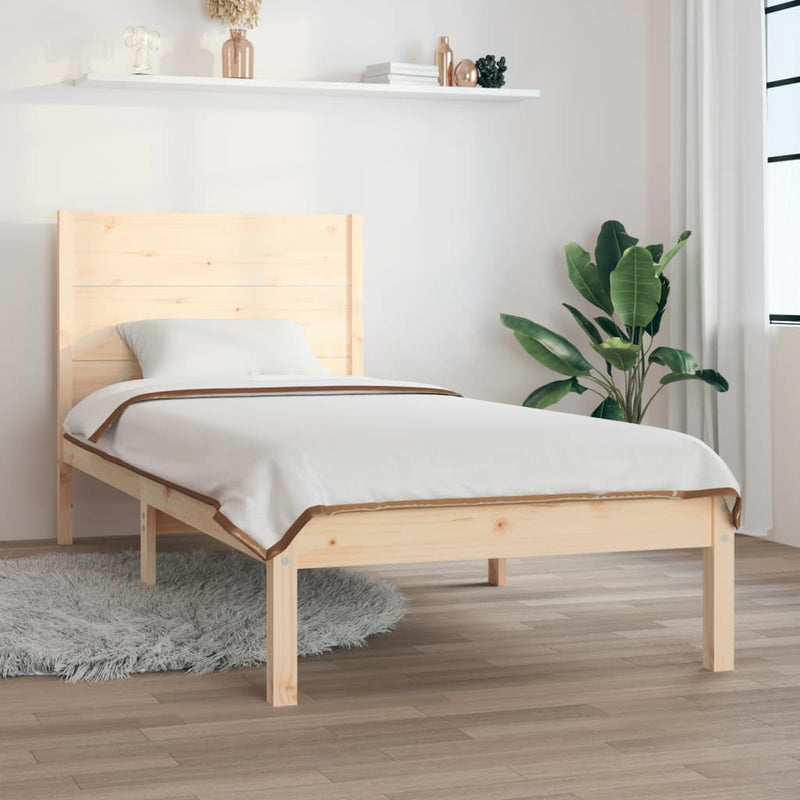 Bedframe massief grenenhout 100x200 cm