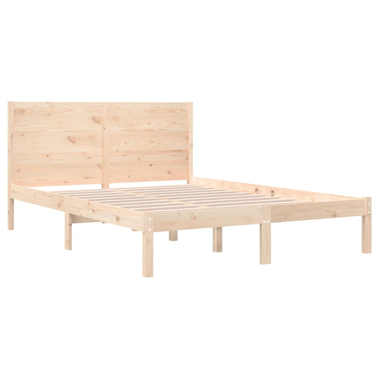 Bedframe massief hout 150x200 cm King Size