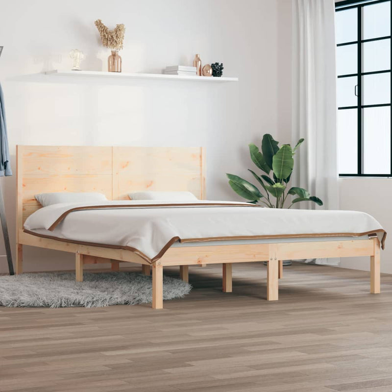 Bedframe massief hout 150x200 cm King Size