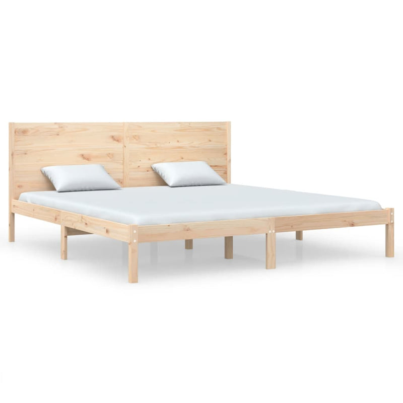 Bedframe massief hout 180x200 cm Super King Size