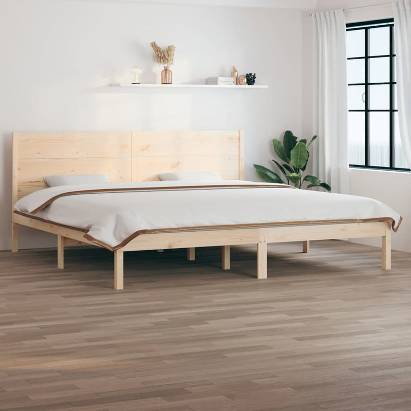 Bedframe massief hout 180x200 cm Super King Size