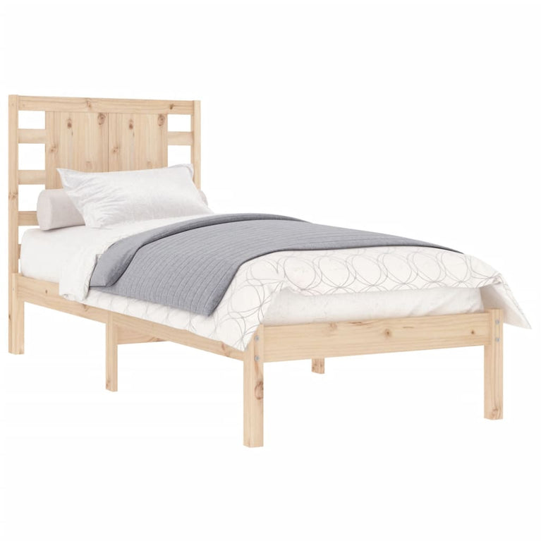 Bedframe massief hout 90x190 cm Single