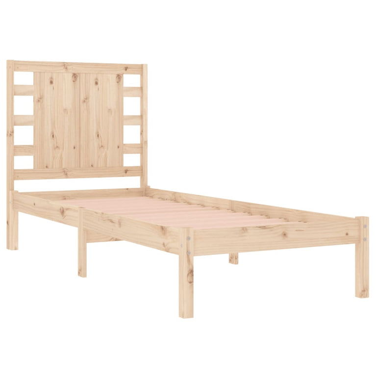 Bedframe massief hout 90x190 cm Single