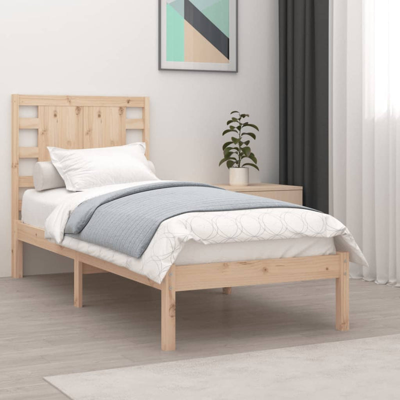 Bedframe massief grenenhout 90x200 cm