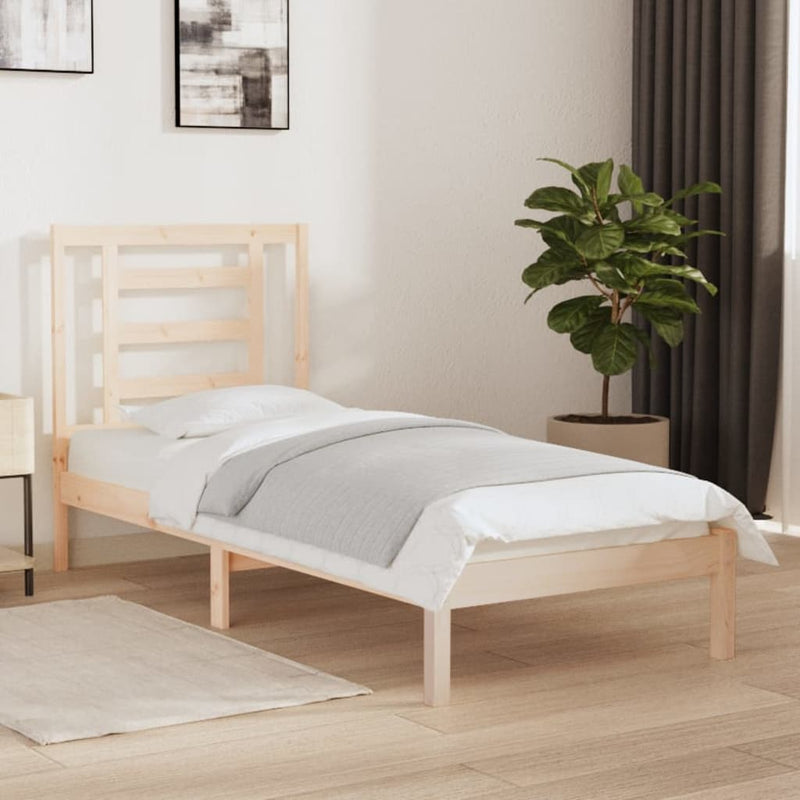 Bedframe massief hout 75x190 cm Small Single