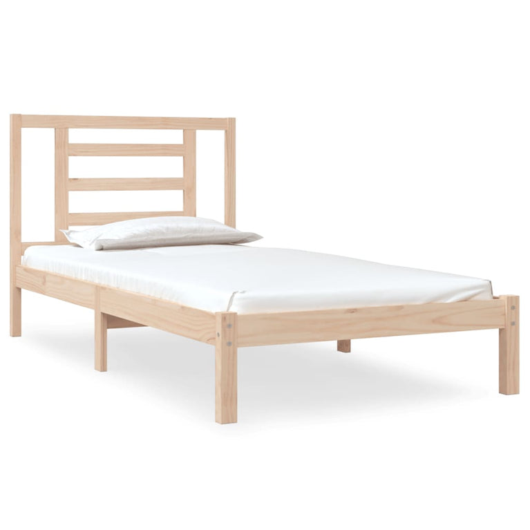 Bedframe massief grenenhout 90x190 cm Single