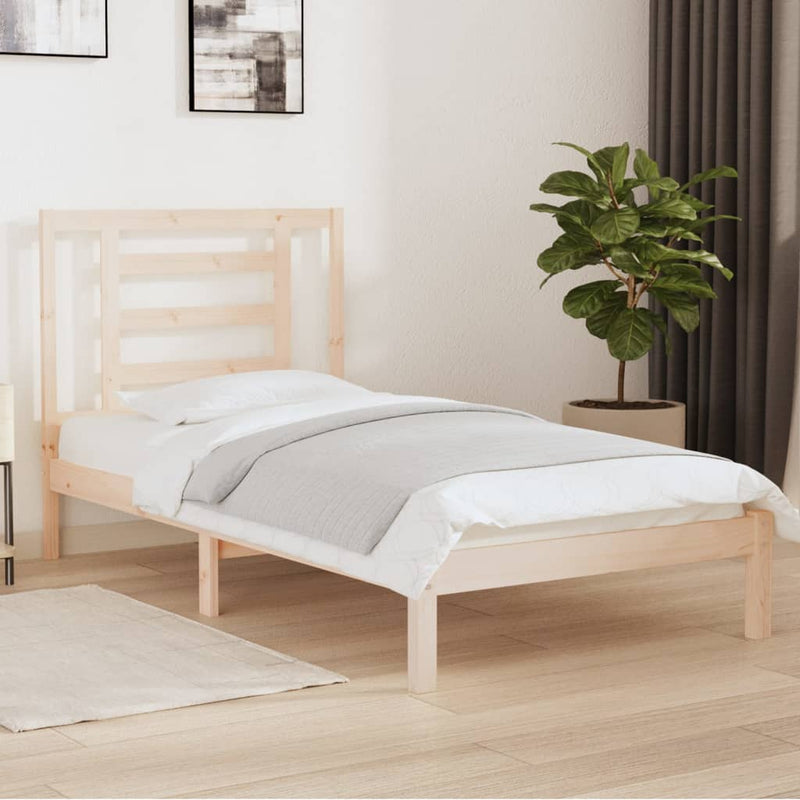 Bedframe massief grenenhout 90x200 cm