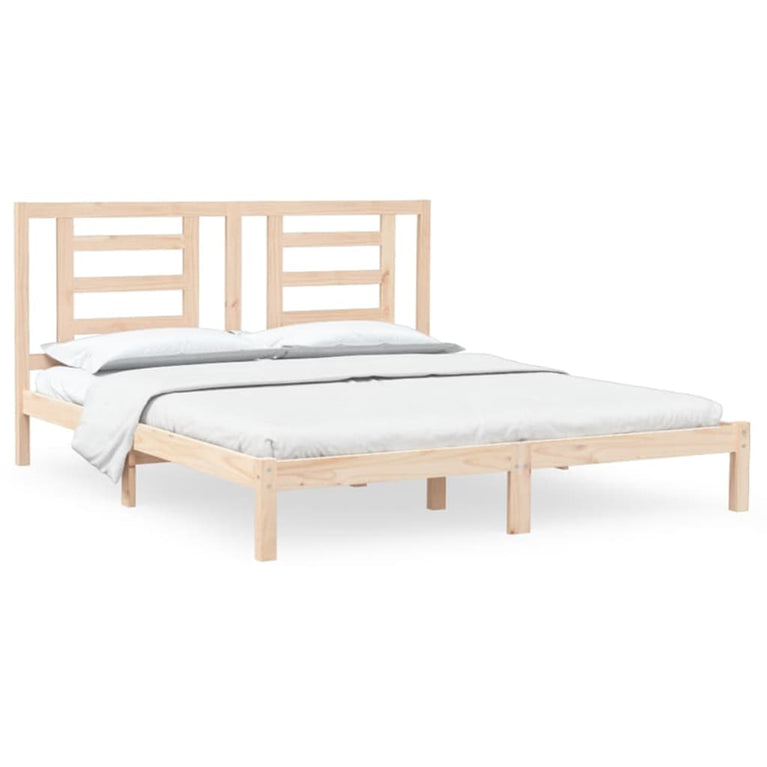 Bedframe massief hout 180x200 cm Super King Size