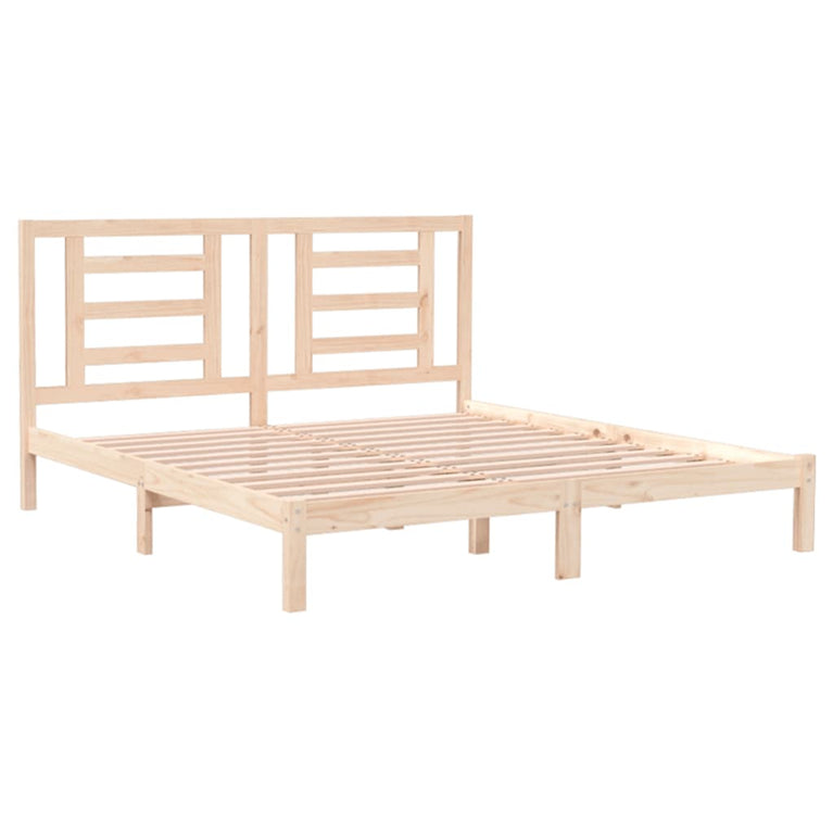 Bedframe massief hout 180x200 cm Super King Size