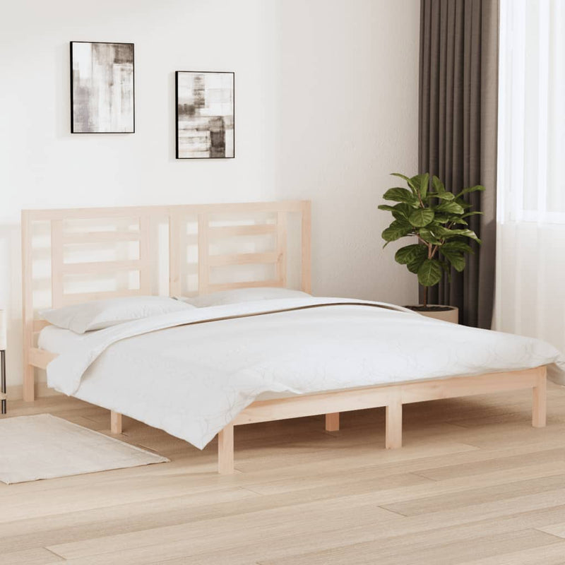 Bedframe massief hout 180x200 cm Super King Size