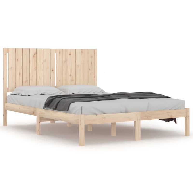 Bedframe massief grenenhout 135x190 cm Double