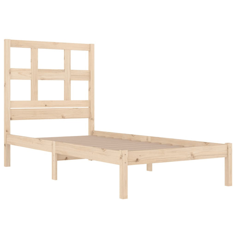 Bedframe massief grenenhout 90x190 cm Single