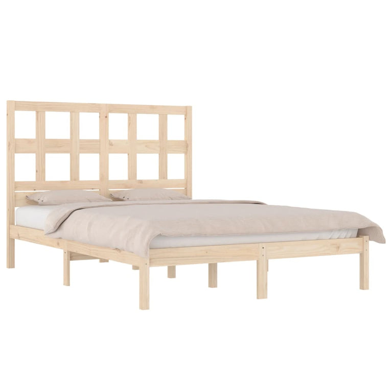 Bedframe massief grenenhout 120x190 cm Small Double