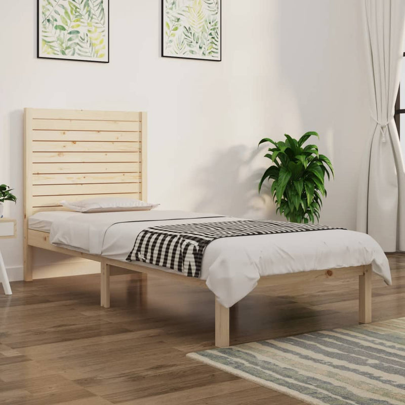 Bedframe massief hout 75x190 cm Small Single