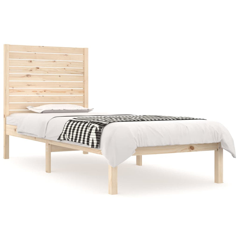 Bedframe massief hout 90x190 cm Single